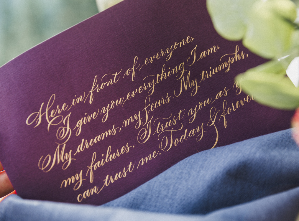 1920s hochzeit kalligraphie