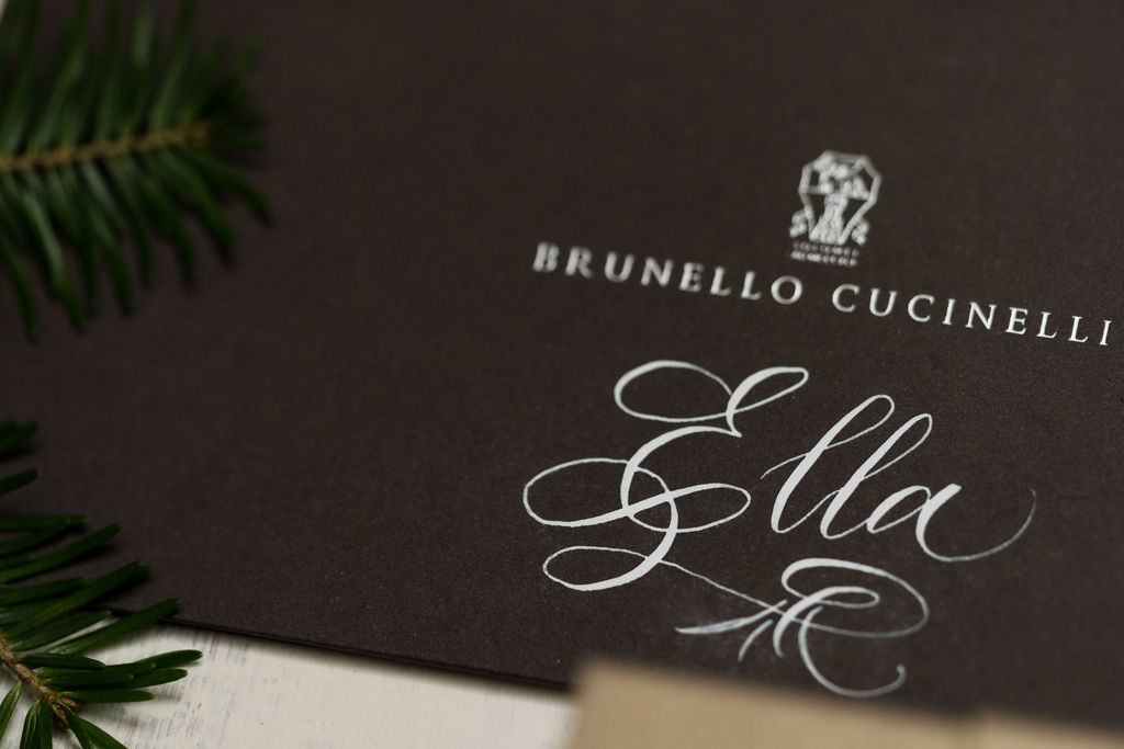 brunello cucinello calligraphy