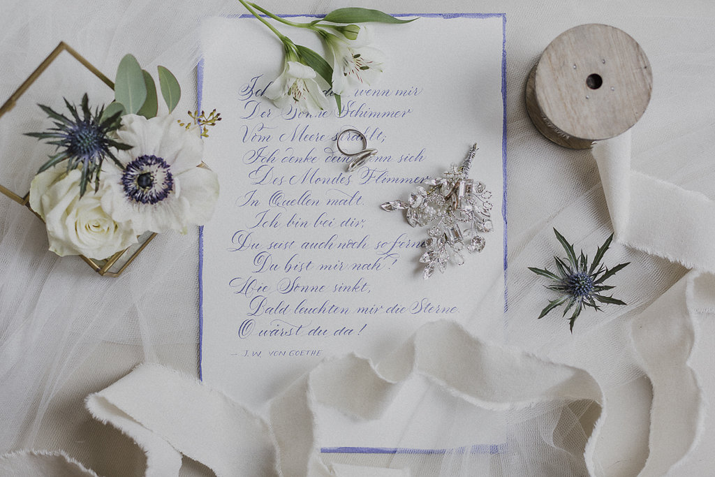 bridal boudoir calligraphy