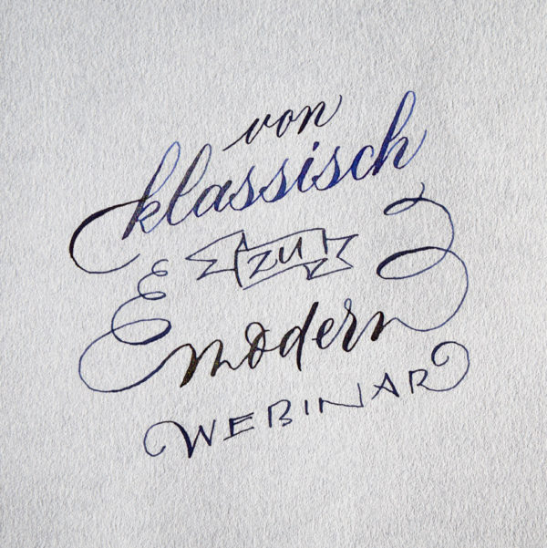 Aufzeichnung vom Webinar: Von klassischer zu moderner Kalligraphie