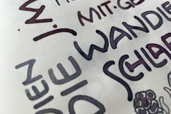 jugendstil schrift kalligrafie